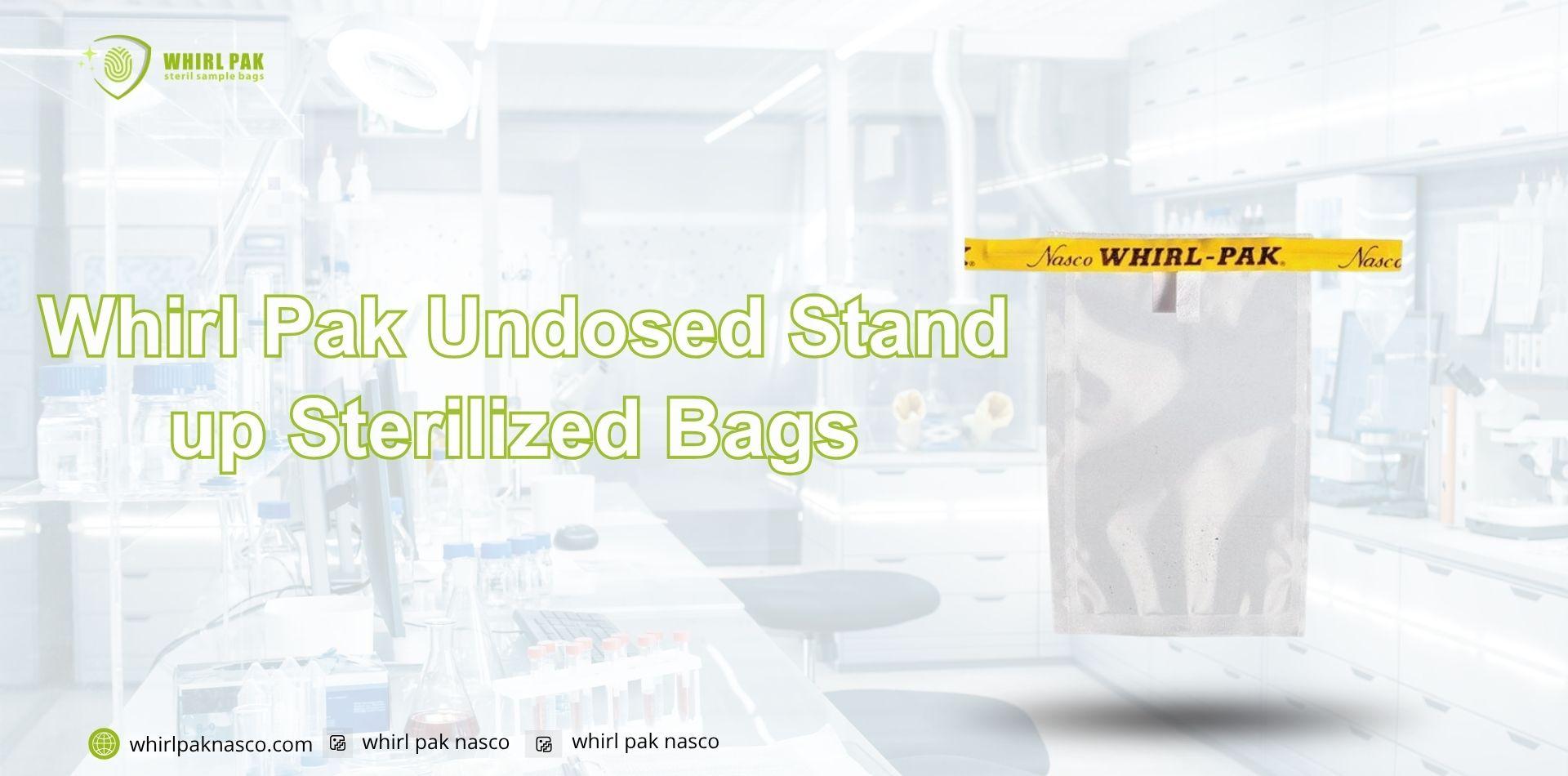 Whirl Pak Undosed Stand up Sterilized Bags